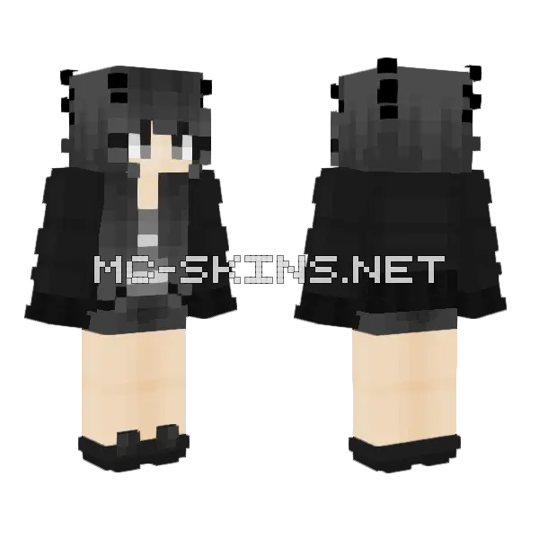 Im Baaack Ddd Minecraft skin, front and back