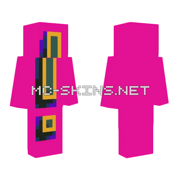 Im Back Minecraft skin, front and back