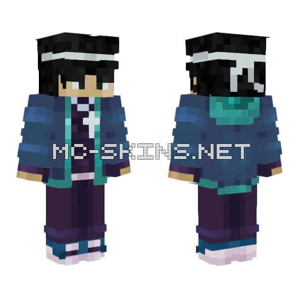 Im So Bad At Making Hair Minecraft skin, front and back