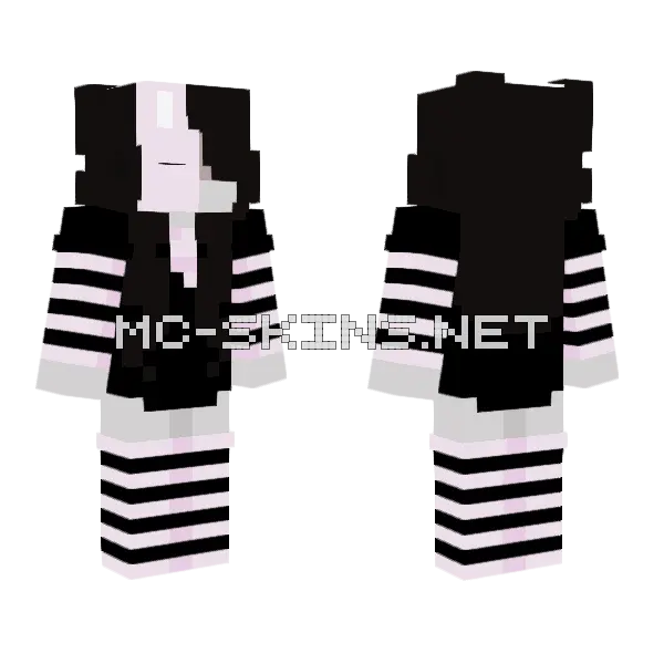 Im So Irritated Minecraft skin, front and back