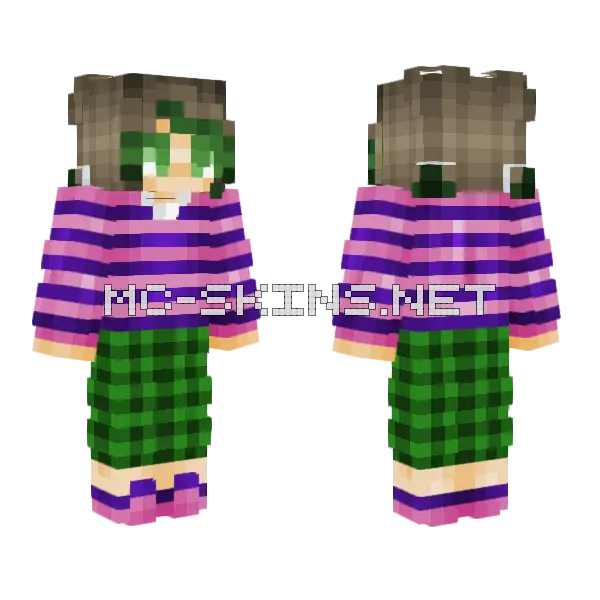 I'm Still Alive Rrce Minecraft skin, front and back