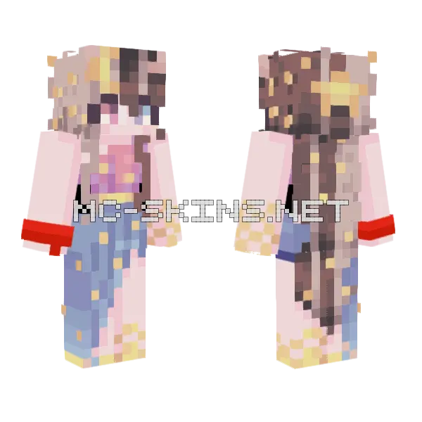 Imerey Dress 2 Minecraft skin, front and back