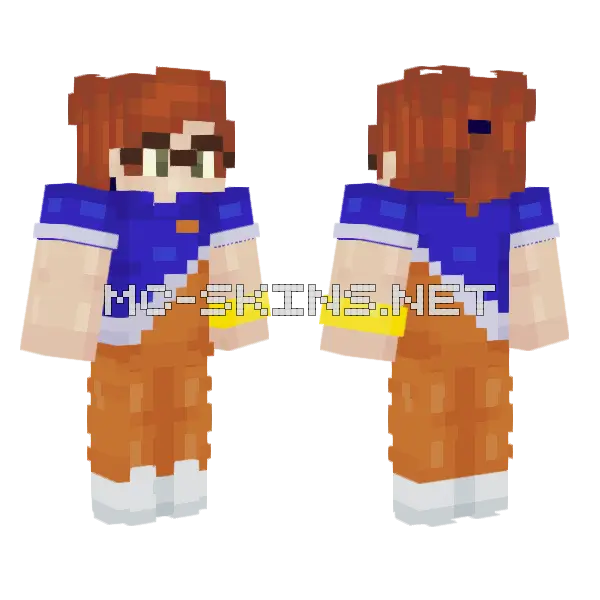 Immy Deep Space Discounts Minecraft skin, front and back