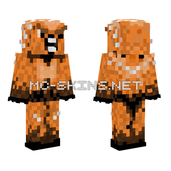 Imp Doom Eternal Minecraft skin, front and back
