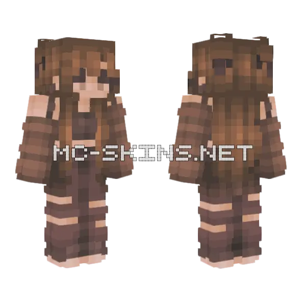 Imperfections Minecraft skin, front and back