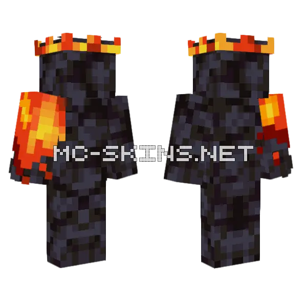 Improved Molten Suit, front and back
