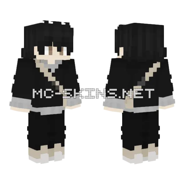 Improvement Minecraft skin, front and back