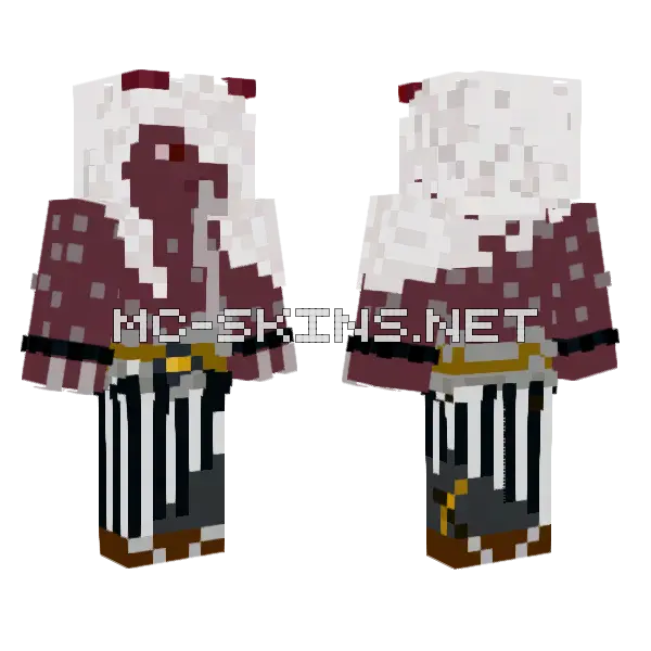 Imu One Piece Minecraft skin, front and back