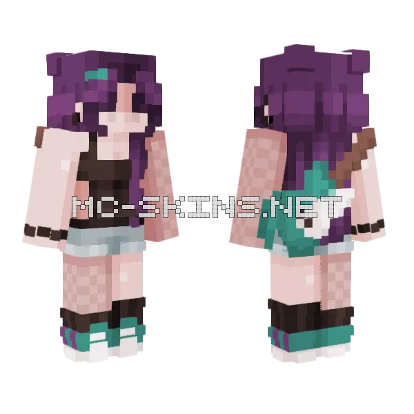 In My Room Minecraft skin, front and back