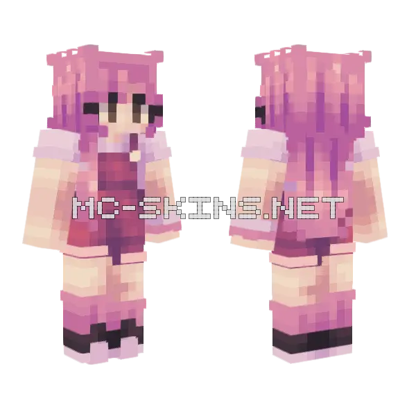 In My World Ce Minecraft skin, front and back