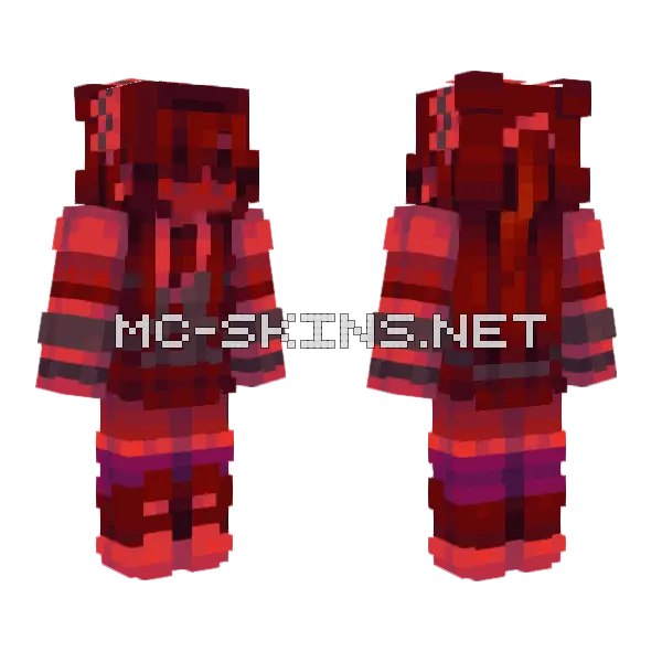 In The Twilight Minecraft skin, front and back