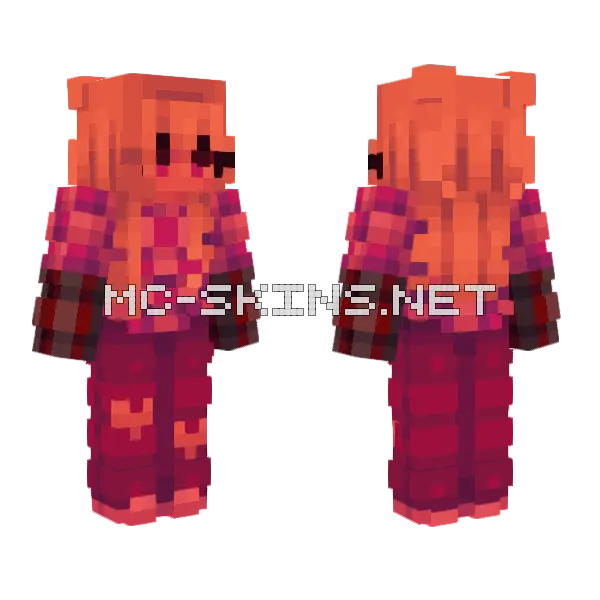 In Your Arms Minecraft skin, front and back