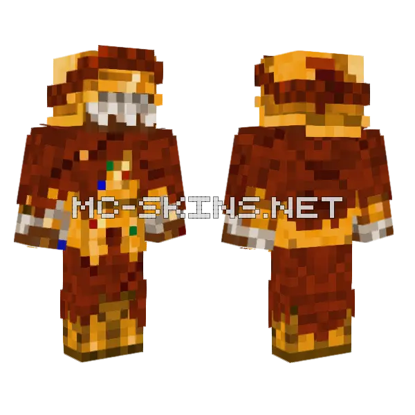 Incio Minecraft skin, front and back
