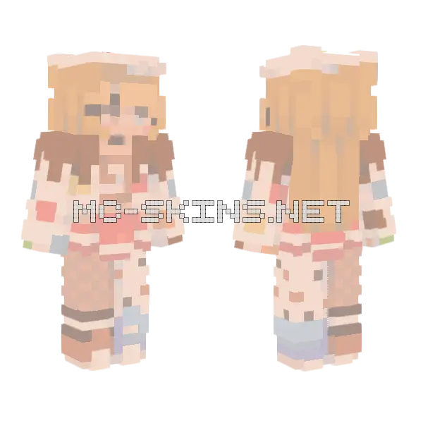 Indulgent Concrete Mixer Te Minecraft skin, front and back