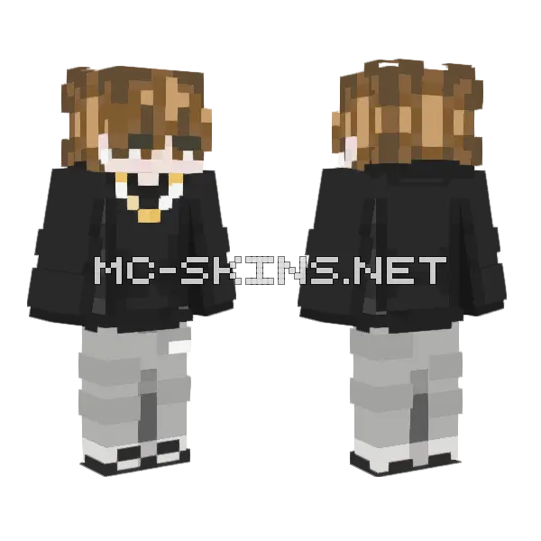 Indy Minecraft skin, front and back