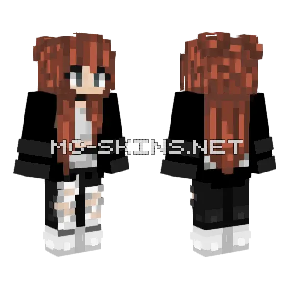 Ineshernand Girl Minecraft skin, front and back
