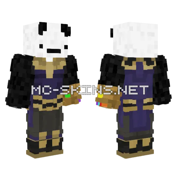 Infinity Kiranos Minecraft skin, front and back