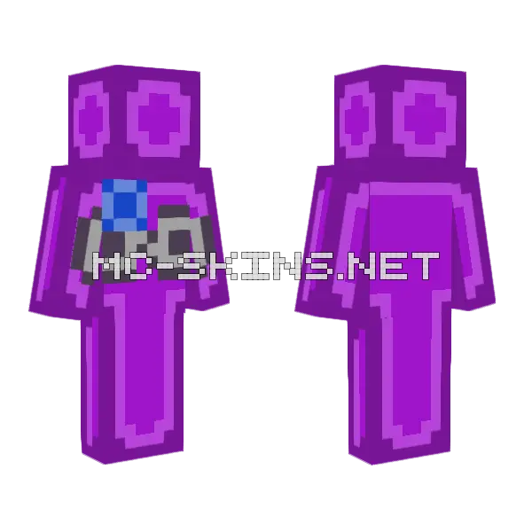 Infinity Skin Minecraft skin, front and back