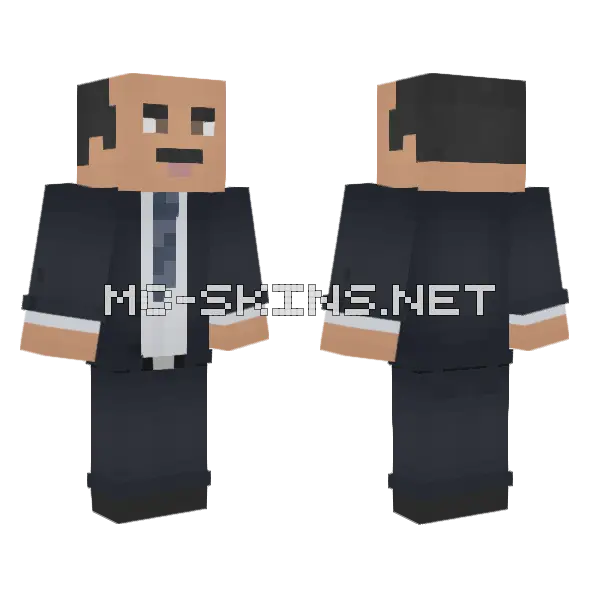 Ingen Boardroom Member 10 Minecraft skin, front and back