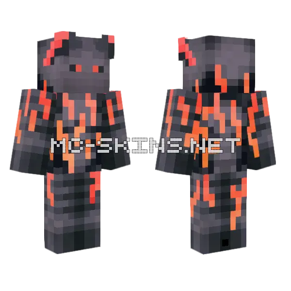 Ingressis Voltaris Minecraft skin, front and back