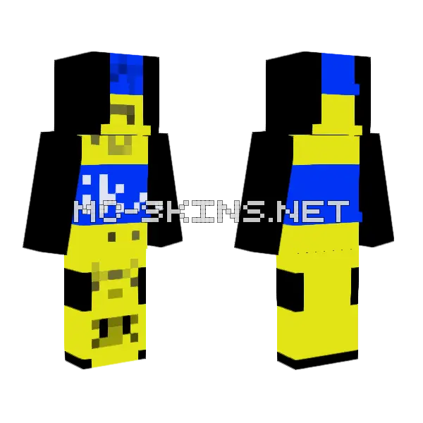 Inka Kola Minecraft skin, front and back