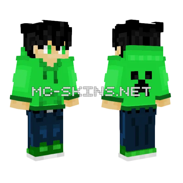 Innocent Player Murder Mystery Minecraft skin, front and back