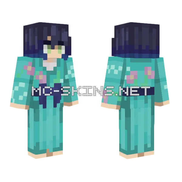 Inoko Minecraft skin, front and back