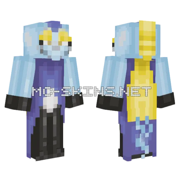 Inteleon Skin Minecraft skin, front and back