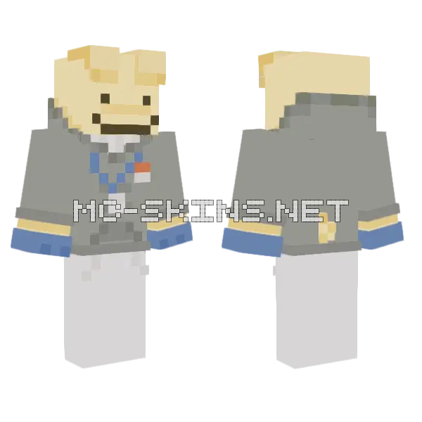 Intern Reupload Minecraft skin, front and back