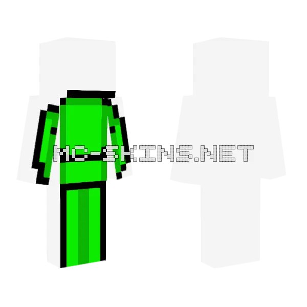 Inverted Dream Minecraft skin, front and back