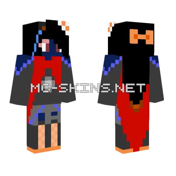 Inverted Dream Minecraft skin, front and back