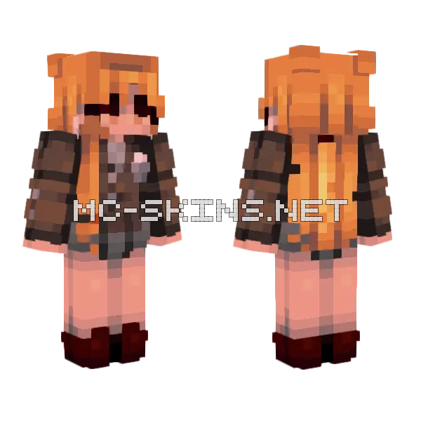 Irabel Pinebrook Minecraft skin, front and back