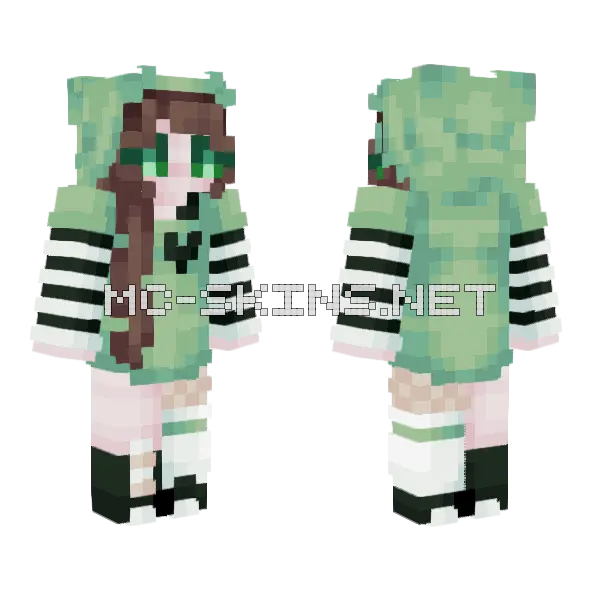 Ireland Forever RCE Minecraft skin, front and back