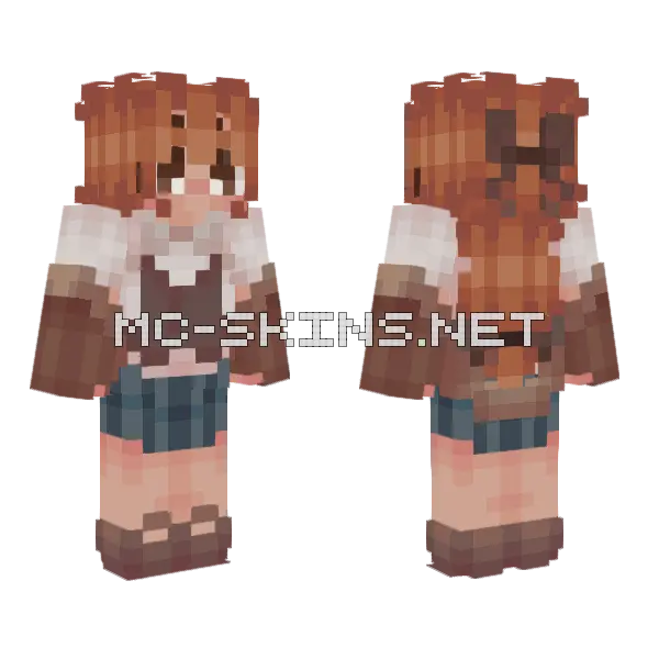 Iri Girl Minecraft skin, front and back