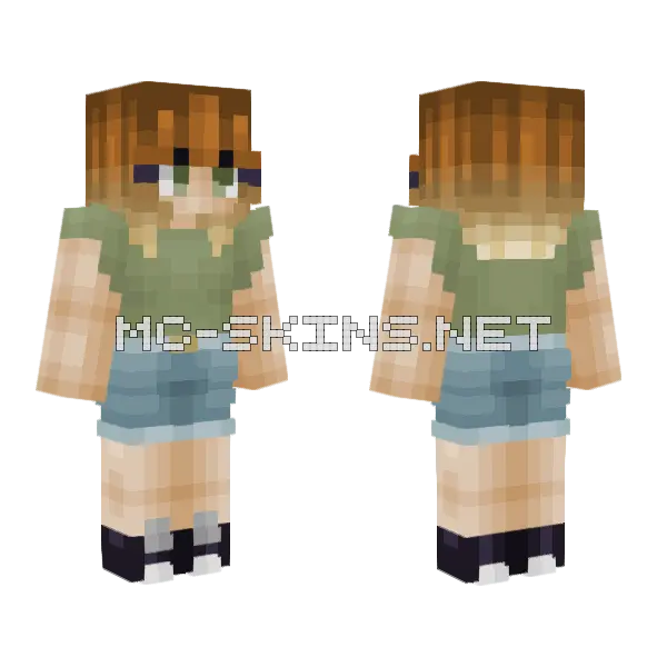 Irl Series 5 Minecraft skin, front and back