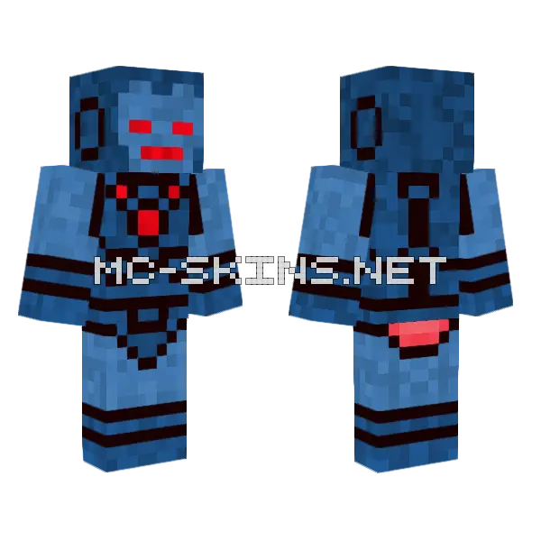 Iron Man Model 7 Stealth Minecraft skin, front and back