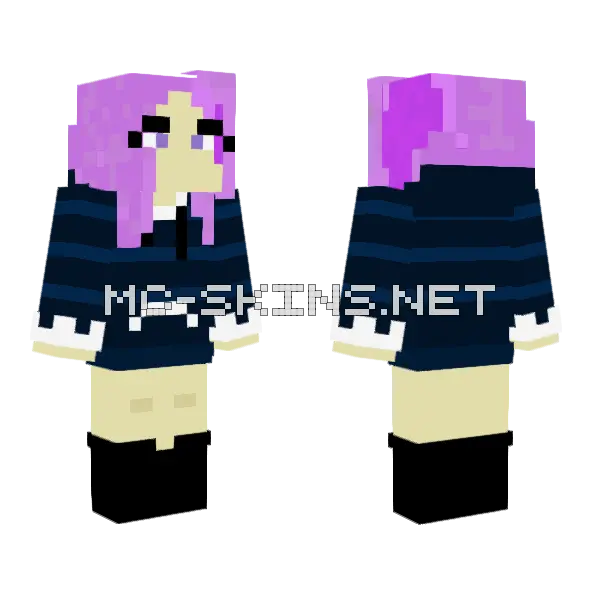 Iron4wolfs Finished Minecraft skin, front and back
