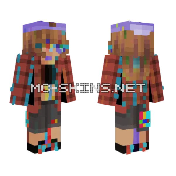 Irreversible Ce Shading Minecraft skin, front and back