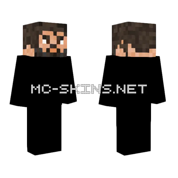 Isaac Has A Face Minecraft skin, front and back