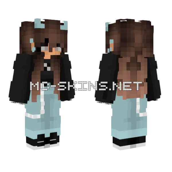 Isabella Minecraft skin, front and back