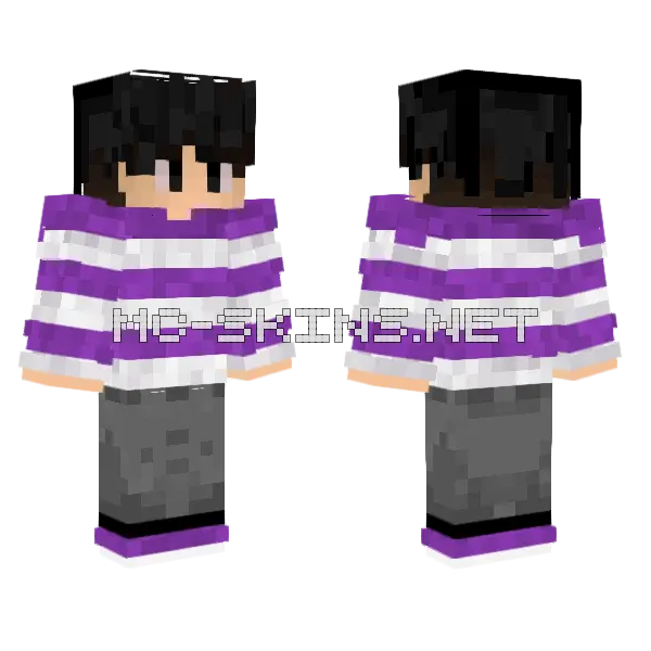 Ishan Morado R Minecraft skin, front and back