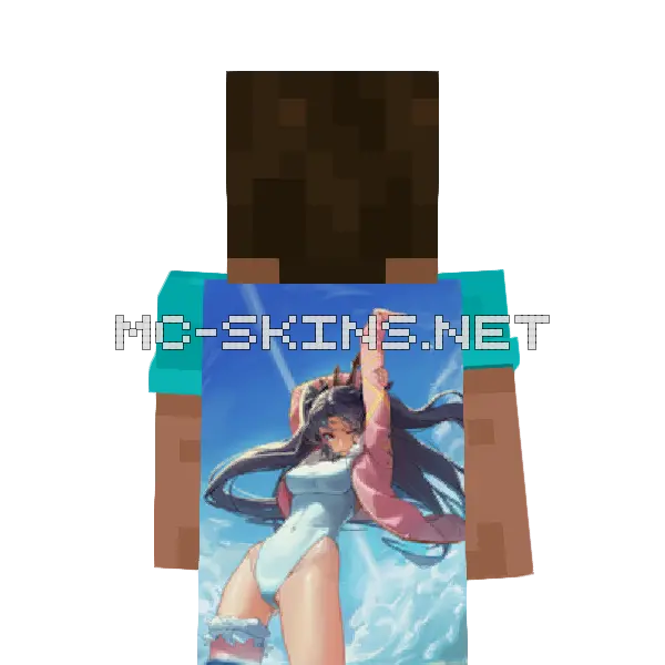 Ishtar Sweater Minecraft cape worn on a player