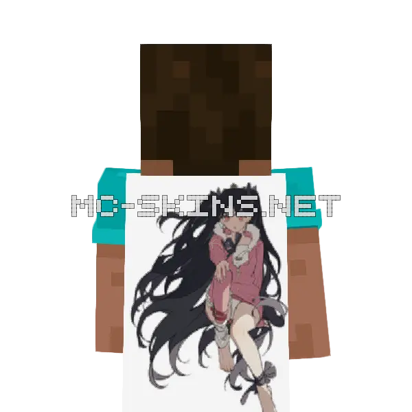 Ishtar Swimsuit Minecraft cape worn on a player