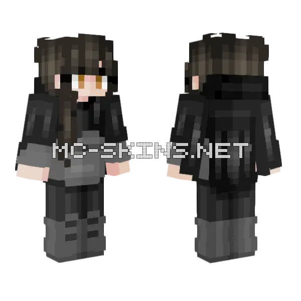 Isilee Bayern Girl Minecraft skin, front and back