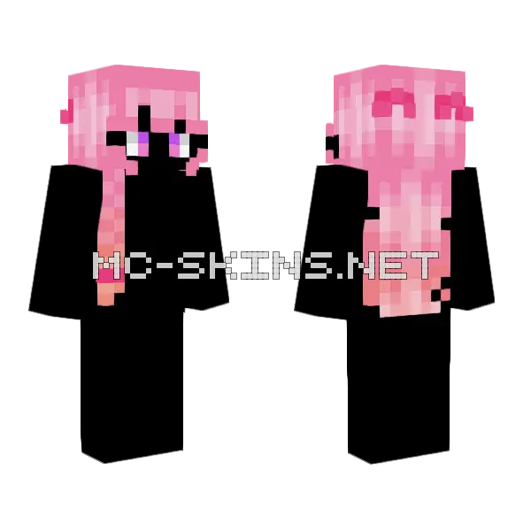 Isn't She So Pretty Minecraft skin, front and back