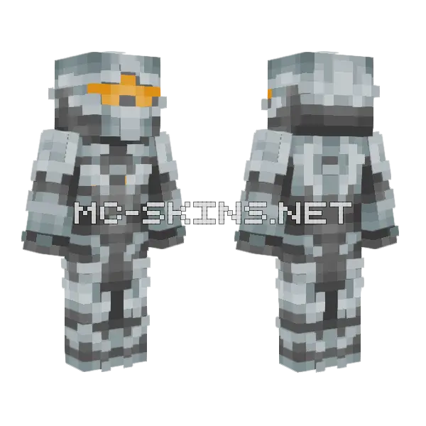 Iso Didact Minecraft skin, front and back