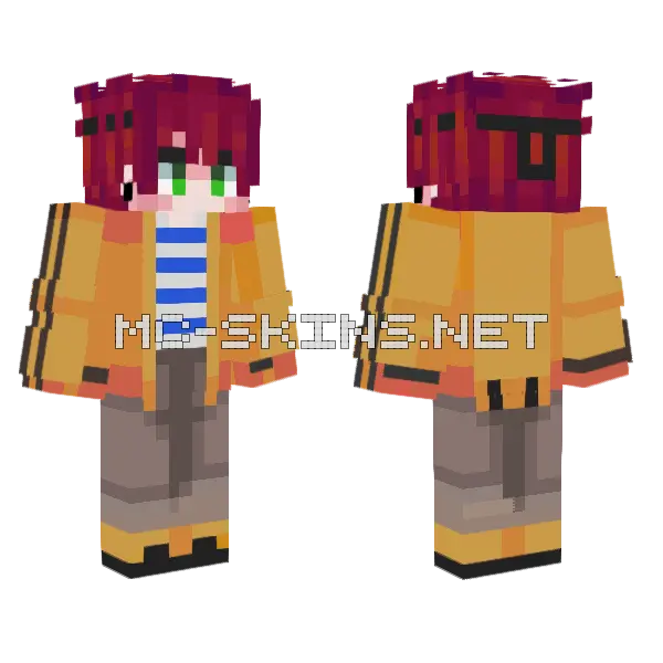 Issac Cooper Fixed Version Minecraft skin, front and back
