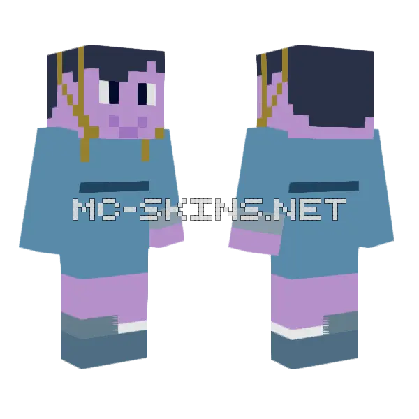 Issac The Little Kid Minecraft skin, front and back