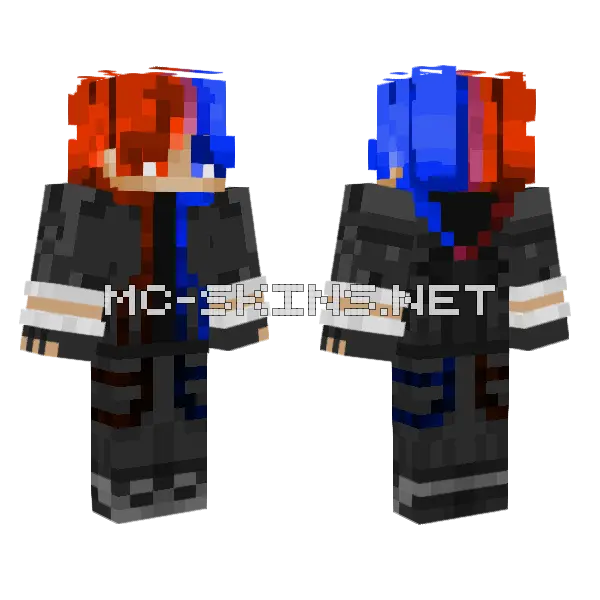 Issei No Muelto Sin Mascara Minecraft skin, front and back