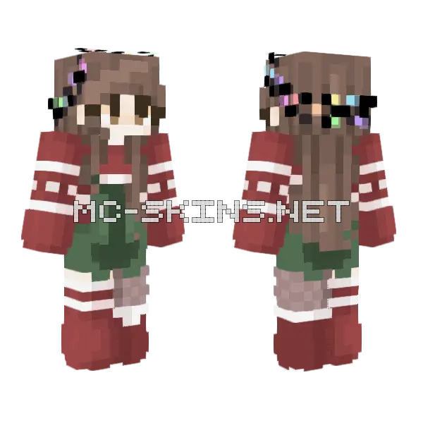 It S Close To Xmas Minecraft skin, front and back